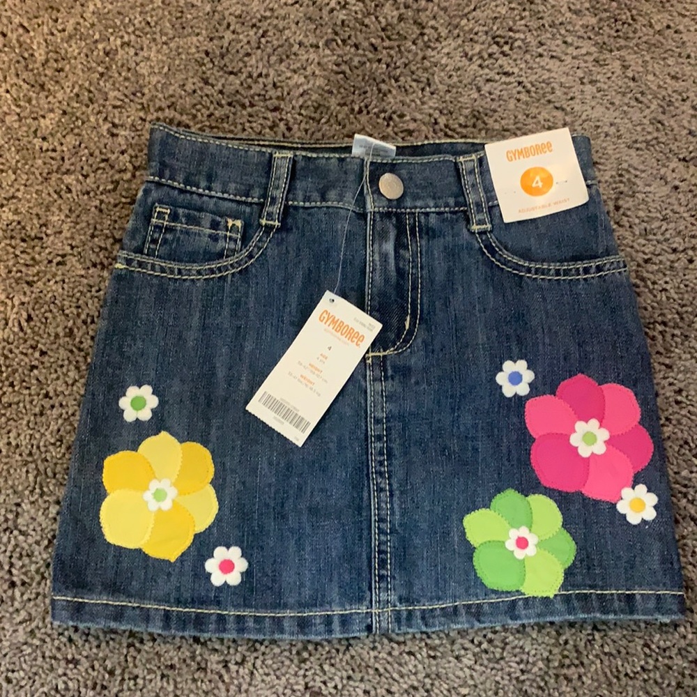 NWT Gymboree Denim Skirt Size 4